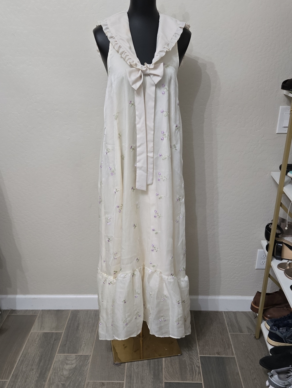 Shein Mod Maxi Dress Open Back Tag Size 8/10